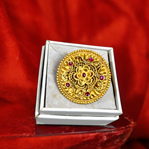Ruby Bloom Flower Ring