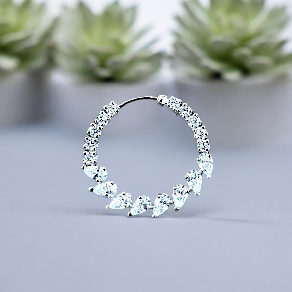 Crystal fashion nose pin