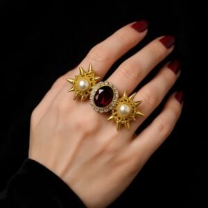 Regal Trident Cocktail Ring