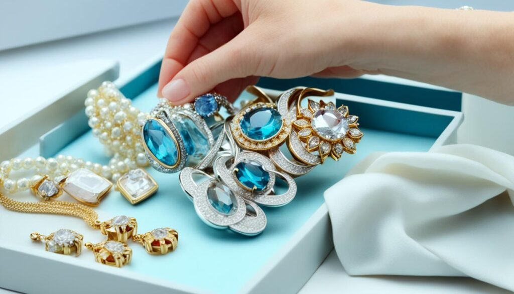 caring for artificial jewelry